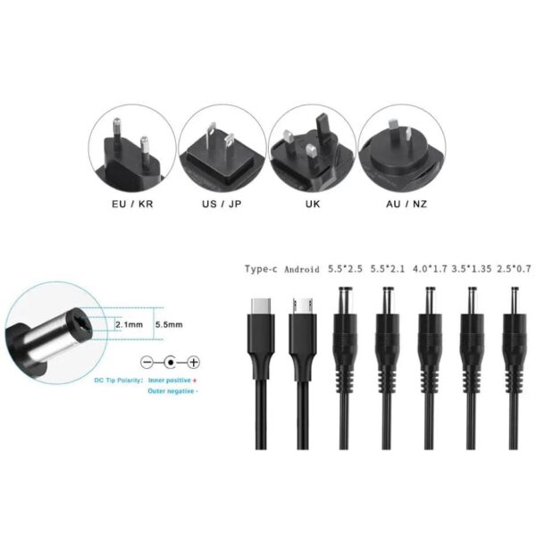 24W AC/DC Wall Mounted Power Adapter - Image 6