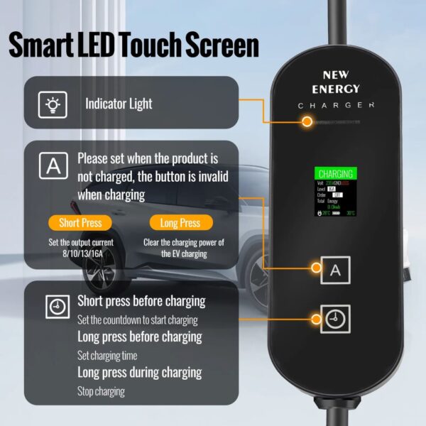 3.5KW Portable EV Charger Station - Image 2